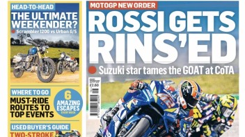 MotoGP: Rossi 'sciacquato' da Rins!