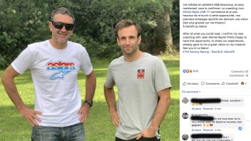 MotoGP: The new couple on Facebook: Zarco and Jean Michel Bayle