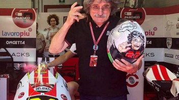 Moto3: Paolo Simoncelli diventa... un casco per Suzuki