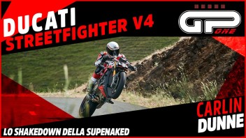 Moto - News: La Ducati Streetfighter V4 mostra i muscoli in un video dello Shakedown