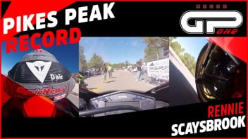 Moto - News: L'onboard da brividi dell'Aprilia che batte il record della Pikes Peak