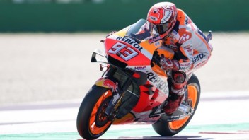 MotoGP: Riscossa Honda: Marquez 1° nel warmup, 10° Rossi