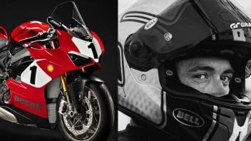 Moto - News: Cuore Ducati: una Panigale V4 25° Anniversario 916 all'asta per Dunne
