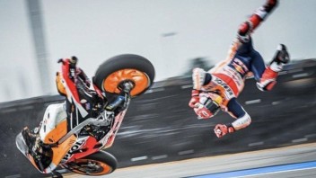 MotoGP: I dati della caduta di Marquez: un impatto di 26,4 g sull'asfalto