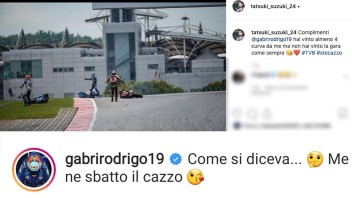 Moto3: Rodrigo risponde a Suzuki: &quot;Come si diceva? Me ne sbatto il cazzo&quot;