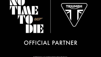 Moto - News: "No Time To Die": per James Bond, le nuove Triumph