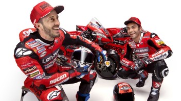 MotoGP: Ducati GP20, lo shooting completo di Dovizioso e Petrucci