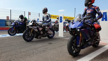 Moto - News: Yamaha: 10 anni con la Riding School di Pedersoli con Melandri e Haga