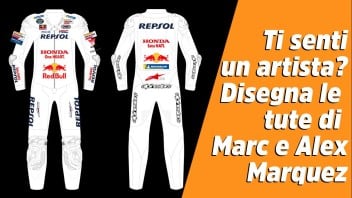 MotoGP: Ti senti artista? Disegna le tute Honda di Marc e Alex Marquez