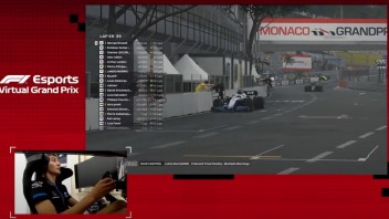 Auto - News: F1 Virtual - Russel domina a Montecarlo, Leclerc terzo con la Ferrari 