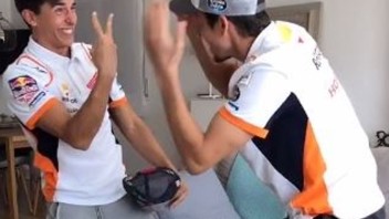 MotoGP: Marquez home celebrations post virtual race... on Tik Tok
