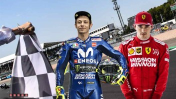MotoGP: Incidente per Rossi nella sfida contro Leclerc a Silverstone