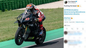 MotoGP: Bagnaia spinge la bestia: mette alla frusta la Ducati Panigale V4