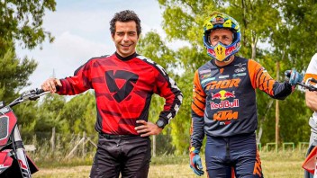 MotoGP: Danilo Petrucci takes a lesson from Tony Cairoli on the dirt