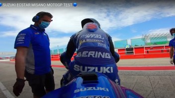 MotoGP: In sella con Guintoli a Misano con la GSX-RR durante i test MotoGP