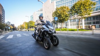 Moto - Scooter: Kymco CV3: arriva il tre ruote sportivo su base AK550.Lo vedremo nel 2021,  foto