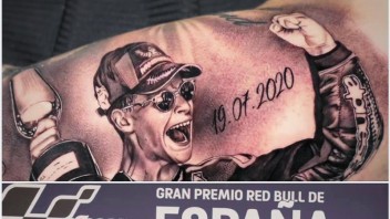 MotoGP: Fabio Quartararo: la vittoria di Jerez diventa un tatuaggio