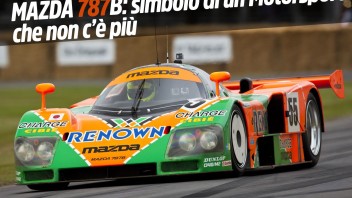 Auto - News: La Mazda 787B a Le Mans: quando i prototipi dominavano il mondo