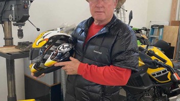 MotoGP: L'aquila di Kenny Roberts torna a volare sui caschi Arai