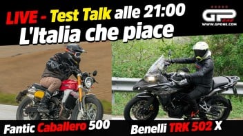 Moto - News: LIVE - Test Talk alle 21:00 - Fantic Caballero 500 e Benelli TRK 502 x