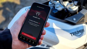 Moto - News: Triumph SOS: la app salvavita per i motociclisti