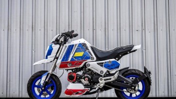 Moto - News: Honda MSX 125 Gundam style: la piccola moto vestita da grande robot