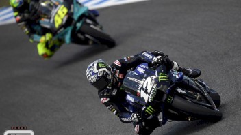 MotoGP: Jerez: Vinales beffa Zarco nel Warm Up. Cade ancora Marquez, Rossi 20°