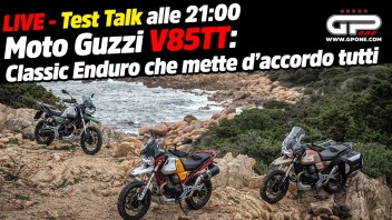 Moto - News: LIVE Test Talk alle 21:00 - Moto Guzzi V85 TT: Classic Enduro per tutti