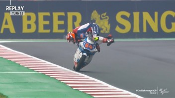 Moto2: VIDEO - Il salvataggio miracoloso di Bo Bendsneyder a Misano