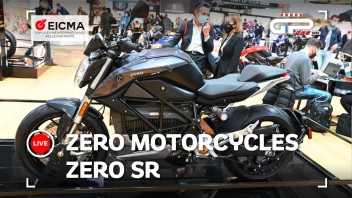 Moto - News: EICMA 2021, LIVE: Zero SR 2022, la e-naked all'avanguardia