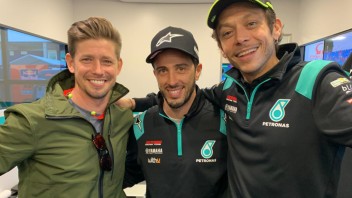 MotoGP: FOTO - Quei bravi ragazzi: Rossi, Stoner e Dovizioso di nuovo insieme
