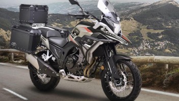 Moto - News: KL Raticosa 500 X: la adventure media cinese che si ispira al GS