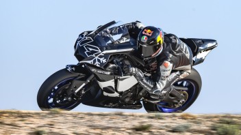 Moto2: Tony Arbolino si prepara alla Moto2 sulla Yamaha R1 ad Almeria