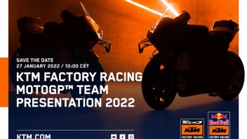 MotoGP: KTM ai blocchi di partenza: la presentazione ufficiale il 27 gennaio