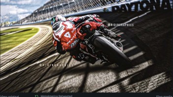 MotoGP: In America they cheer for Petrucci at the 200 miles of Daytona on the Panigale V2