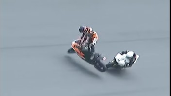 MotoAmerica: VIDEO - Scary banking at Daytona: bad fall for Miranda