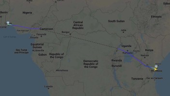 MotoGP: Il volo del cargo BSC4042 partito da Mombasa monitorato da Flightradar24