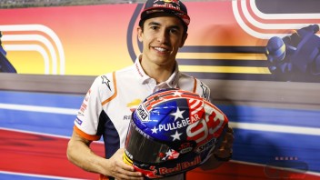 MotoGP: Marc Marquez è Capitan America: un casco speciale per il GP di Austin