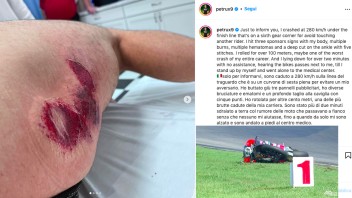 MotoAmerica: Danilo Petrucci: "Sono caduto a 280 Km/h e nessuno mi ha soccorso"