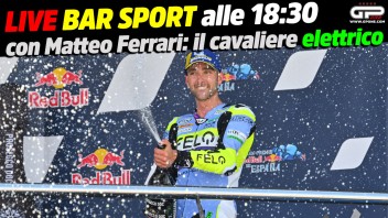 MotoE: LIVE Bar Sport alle 18:30 - con Matteo Ferrari: il cavaliere elettrico