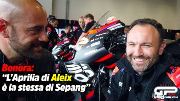 MotoGP: VIDEO - Bonora, Aprilia: "La moto di Espargarò è la stessa di Sepang"