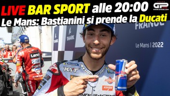 MotoGP: LIVE Bar Sport alle 20:00 - Le Mans: Bastianini si prende la Ducati