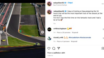 Auto - News: Valentino Rossi ed il primo test a SPA con la GT: "pista fantastica"