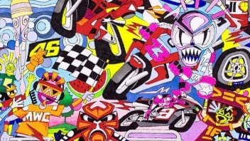 MotoGP: RACEVOLUTION: Henri Matisse ispira Drudi per il poster del GP di San Marino