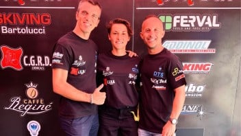 SBK: Aurelia Cruciani con il team di Roccoli e De Angelis nella Women's Cup