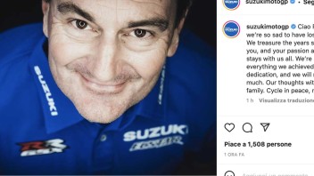 MotoGP: Addio a Raymond, meccanico storico del team Suzuki