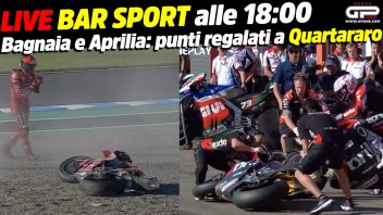 MotoGP: LIVE Bar Sport alle 18:00 - Bagnaia e Aprilia: punti regalati a Quartararo