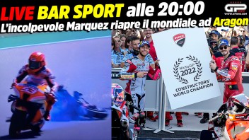 MotoGP: LIVE Bar Sport alle 20 - L'incolpevole Marquez riapre il mondiale ad Aragon