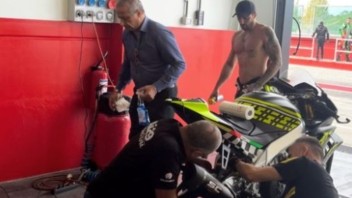 MotoGP: Iannone torna in azione: eccolo in pista a Misano con l’Aprilia