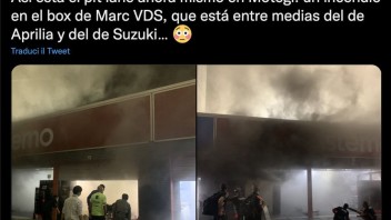 MotoGP: BREAKING NEWS: Fire in Marc VDS team garage in Montegi